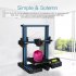 Geeetech A10 DIY 3D Printer - Open Source GT2560 Control Board, 360 Degree Full View