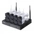 Wireless NVR ESCAM WNK804 - HD 720P, 8 Camera, IR Cut, Motion Detection, APP, IP66 Waterproof