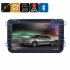 8-Inch Car Media Player - HD Display, 32GB External Memory Support, Bluetooth, FM/AM Radio, GPS, Touch Screen