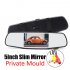 5 Inch Car Mirror Monitor - 4:3 Ratio, 800x480 Resolution, 2 Video Input