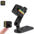 1080p Mini Camera - 120-Degree Lens, Night Vision, CMOS Sensor, 32GB SD Card Support, Motion Detection, 200mAh (Black)