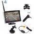 Rear View Parking Camera - 5-Inch LCD Display,IP68 Waterproof, 1/4' color Sensor Sensor, 170-Degree Lens, For Truck, Car, Bus